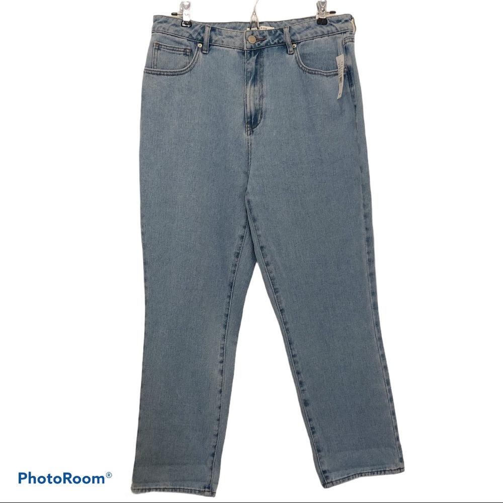 PacSun Mom Jeans High Rise Straight Leg Megan Wash Light Wash Denim NWT Y2K 90s